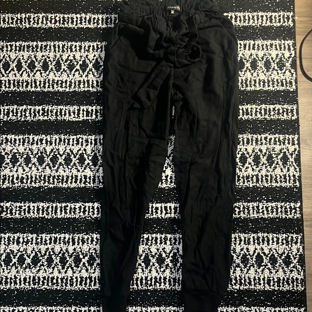 Black Romper-Like Pants